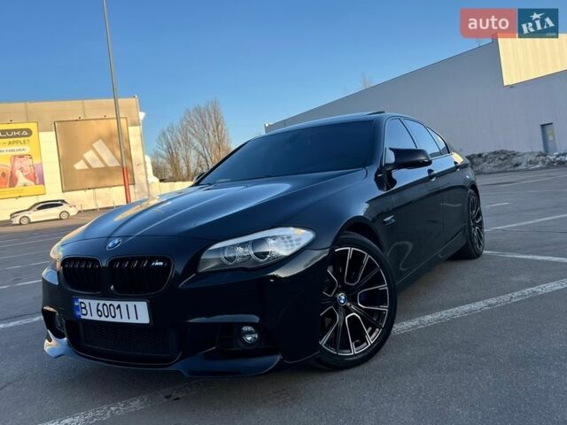 Чорний БМВ 5 Серія, об'ємом двигуна 2 л та пробігом 208 тис. км за 12200 $, фото 1 на Automoto.ua