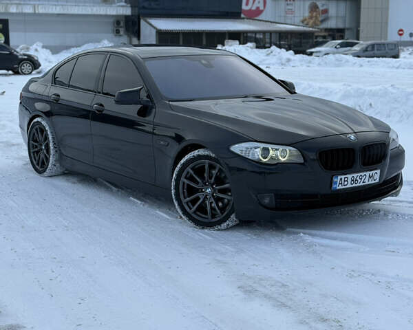 Черный БМВ 5 Серия, объемом двигателя 2 л и пробегом 282 тыс. км за 14450 $, фото 1 на Automoto.ua
