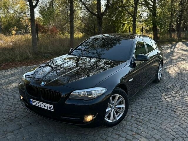 Черный БМВ 5 Серия, объемом двигателя 2 л и пробегом 220 тыс. км за 13200 $, фото 1 на Automoto.ua