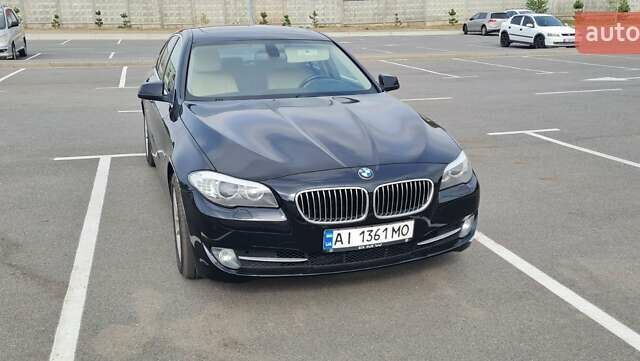 Черный БМВ 5 Серия, объемом двигателя 2 л и пробегом 245 тыс. км за 12500 $, фото 1 на Automoto.ua