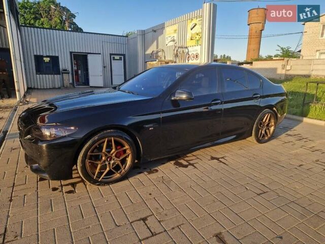 Черный БМВ 5 Серия, объемом двигателя 2 л и пробегом 193 тыс. км за 14500 $, фото 1 на Automoto.ua