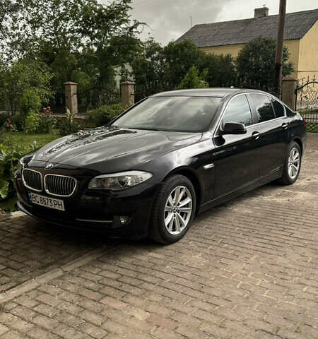 Черный БМВ 5 Серия, объемом двигателя 2 л и пробегом 204 тыс. км за 16500 $, фото 1 на Automoto.ua