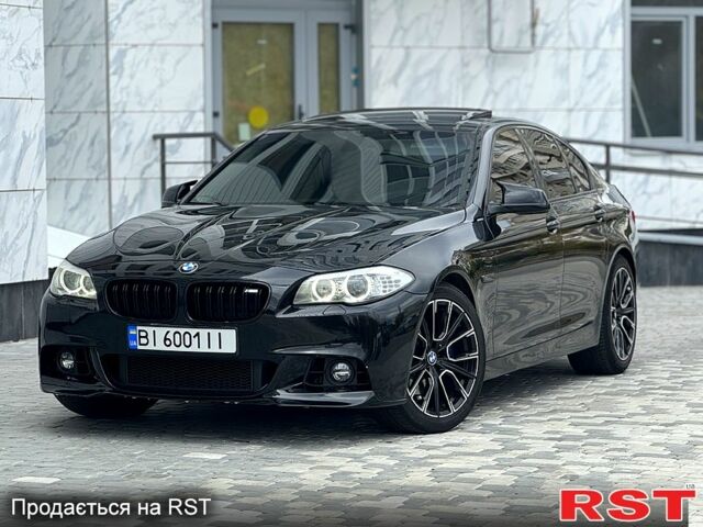 Чорний БМВ 5 Серія, об'ємом двигуна 2 л та пробігом 207 тис. км за 12400 $, фото 1 на Automoto.ua