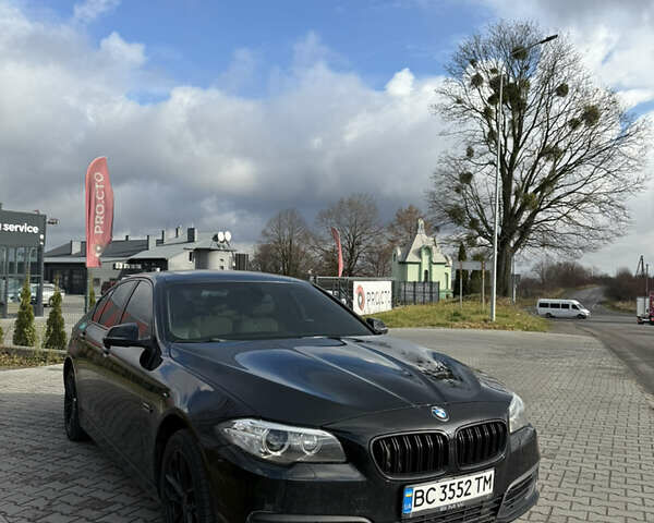 Черный БМВ 5 Серия, объемом двигателя 2 л и пробегом 253 тыс. км за 14000 $, фото 1 на Automoto.ua