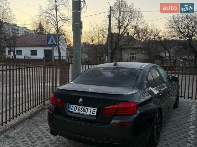 Чорний БМВ 5 Серія, об'ємом двигуна 2 л та пробігом 292 тис. км за 15700 $, фото 1 на Automoto.ua