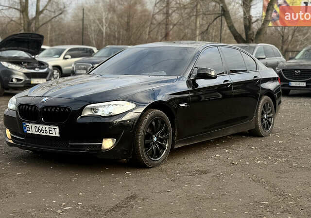 Чорний БМВ 5 Серія, об'ємом двигуна 2 л та пробігом 248 тис. км за 13500 $, фото 1 на Automoto.ua