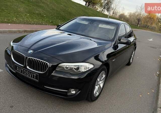 Черный БМВ 5 Серия, объемом двигателя 2 л и пробегом 170 тыс. км за 12650 $, фото 1 на Automoto.ua