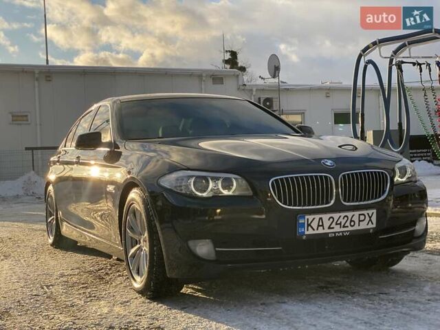 Черный БМВ 5 Серия, объемом двигателя 2 л и пробегом 184 тыс. км за 18900 $, фото 1 на Automoto.ua