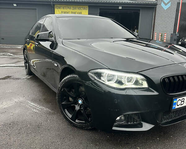 Черный БМВ 5 Серия, объемом двигателя 2 л и пробегом 199 тыс. км за 13999 $, фото 1 на Automoto.ua