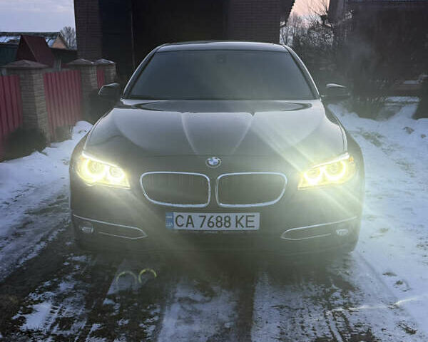 Черный БМВ 5 Серия, объемом двигателя 2 л и пробегом 220 тыс. км за 15000 $, фото 1 на Automoto.ua