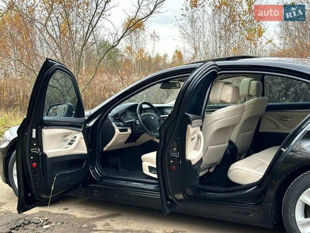 Черный БМВ 5 Серия, объемом двигателя 2 л и пробегом 130 тыс. км за 13450 $, фото 1 на Automoto.ua