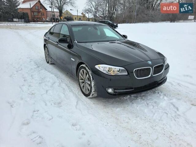 Черный БМВ 5 Серия, объемом двигателя 2 л и пробегом 205 тыс. км за 14100 $, фото 1 на Automoto.ua