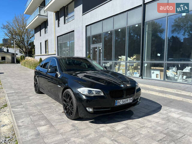 Чорний БМВ 5 Серія, об'ємом двигуна 2 л та пробігом 215 тис. км за 13500 $, фото 1 на Automoto.ua
