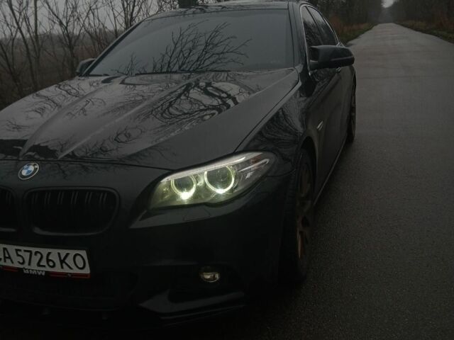 Черный БМВ 5 Серия, объемом двигателя 2 л и пробегом 245 тыс. км за 16500 $, фото 1 на Automoto.ua
