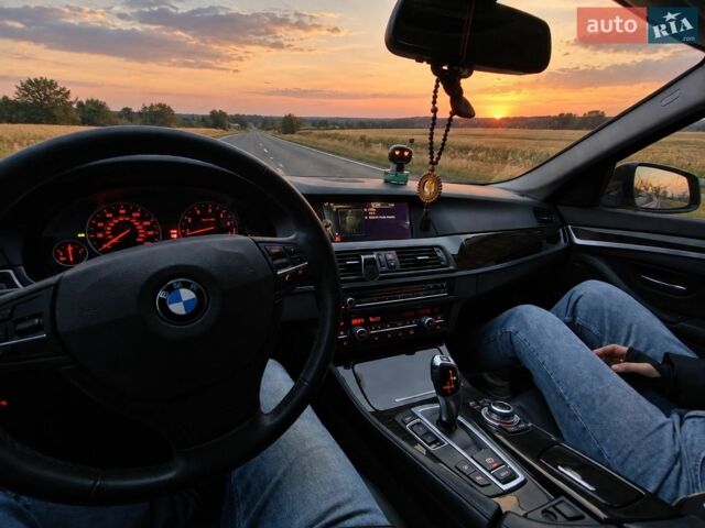 Чорний БМВ 5 Серія, об'ємом двигуна 2 л та пробігом 261 тис. км за 12300 $, фото 1 на Automoto.ua