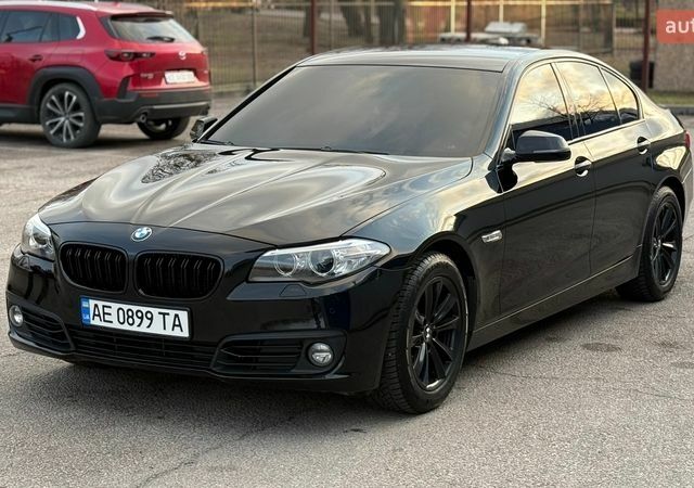 Чорний БМВ 5 Серія, об'ємом двигуна 2 л та пробігом 193 тис. км за 12500 $, фото 1 на Automoto.ua