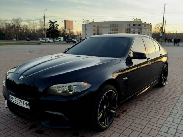 Чорний БМВ 5 Серія, об'ємом двигуна 2 л та пробігом 230 тис. км за 20000 $, фото 1 на Automoto.ua