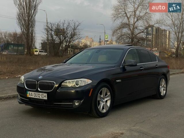 Черный БМВ 5 Серия, объемом двигателя 2 л и пробегом 186 тыс. км за 13900 $, фото 1 на Automoto.ua