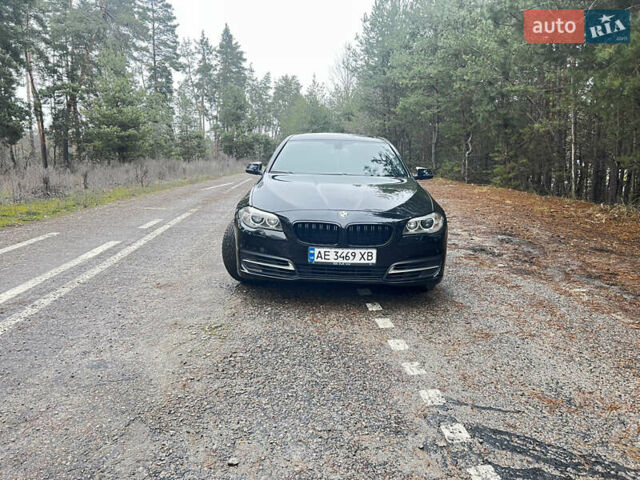 Черный БМВ 5 Серия, объемом двигателя 2 л и пробегом 155 тыс. км за 12900 $, фото 1 на Automoto.ua