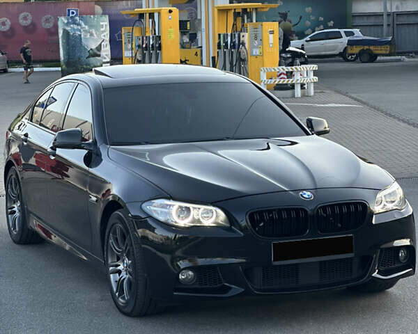 Черный БМВ 5 Серия, объемом двигателя 2 л и пробегом 178 тыс. км за 16850 $, фото 1 на Automoto.ua