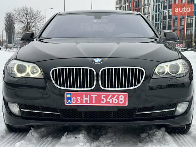 Чорний БМВ 5 Серія, об'ємом двигуна 2 л та пробігом 163 тис. км за 12900 $, фото 1 на Automoto.ua