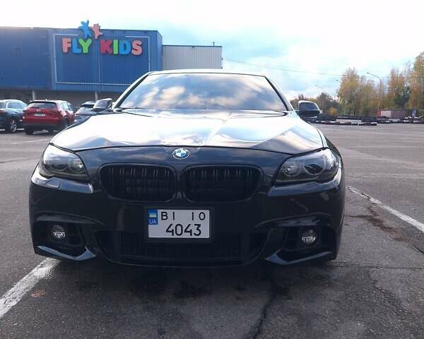 Черный БМВ 5 Серия, объемом двигателя 2 л и пробегом 147 тыс. км за 18500 $, фото 1 на Automoto.ua