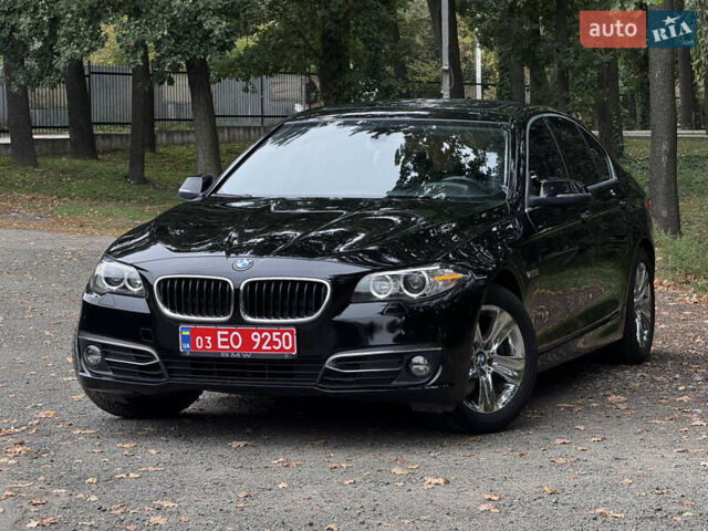 Чорний БМВ 5 Серія, об'ємом двигуна 2 л та пробігом 180 тис. км за 14444 $, фото 1 на Automoto.ua