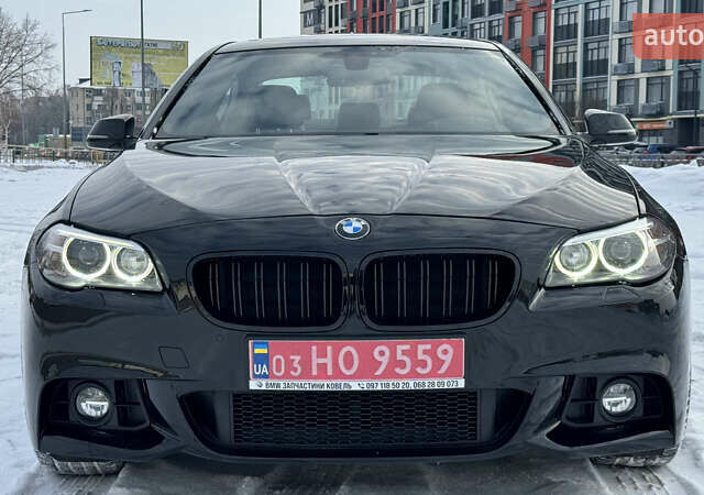 Черный БМВ 5 Серия, объемом двигателя 2 л и пробегом 215 тыс. км за 14400 $, фото 1 на Automoto.ua