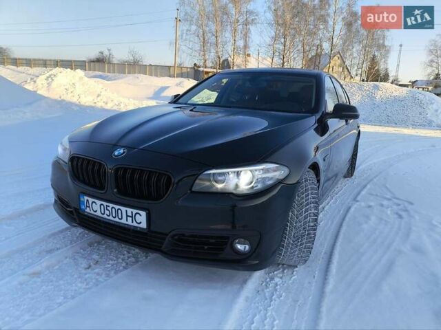 Черный БМВ 5 Серия, объемом двигателя 2 л и пробегом 225 тыс. км за 12800 $, фото 1 на Automoto.ua
