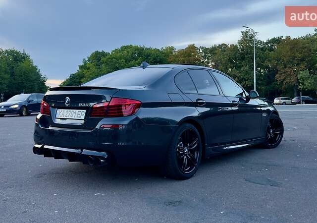 Чорний БМВ 5 Серія, об'ємом двигуна 3 л та пробігом 107 тис. км за 25500 $, фото 1 на Automoto.ua