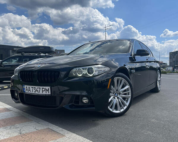 Черный БМВ 5 Серия, объемом двигателя 3 л и пробегом 153 тыс. км за 17500 $, фото 1 на Automoto.ua