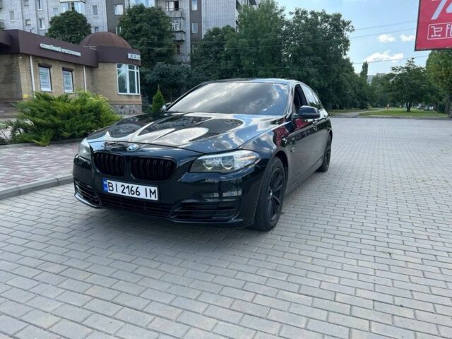 Чорний БМВ 5 Серія, об'ємом двигуна 2 л та пробігом 220 тис. км за 13399 $, фото 1 на Automoto.ua