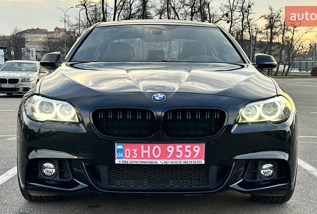 Черный БМВ 5 Серия, объемом двигателя 2 л и пробегом 215 тыс. км за 14800 $, фото 1 на Automoto.ua