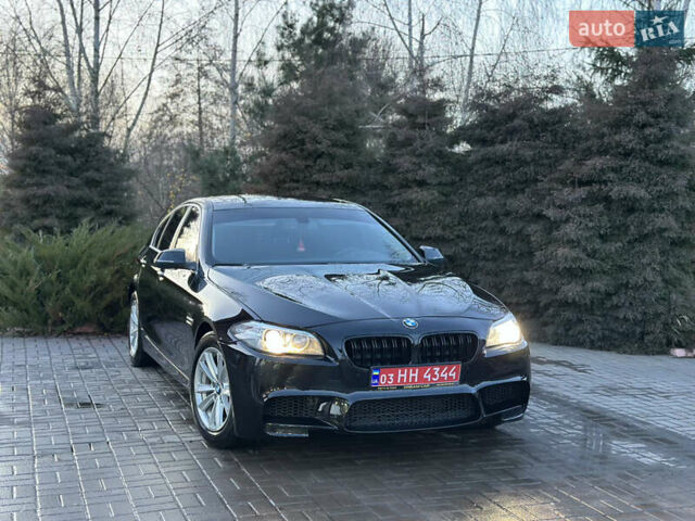 Черный БМВ 5 Серия, объемом двигателя 2 л и пробегом 216 тыс. км за 11899 $, фото 1 на Automoto.ua