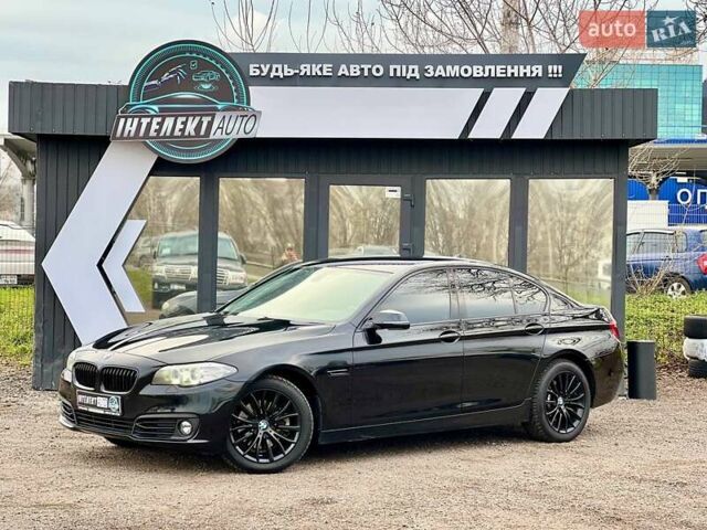 Черный БМВ 5 Серия, объемом двигателя 2 л и пробегом 185 тыс. км за 18300 $, фото 1 на Automoto.ua