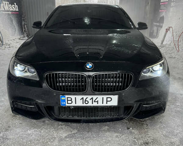 Чорний БМВ 5 Серія, об'ємом двигуна 3 л та пробігом 211 тис. км за 15000 $, фото 1 на Automoto.ua