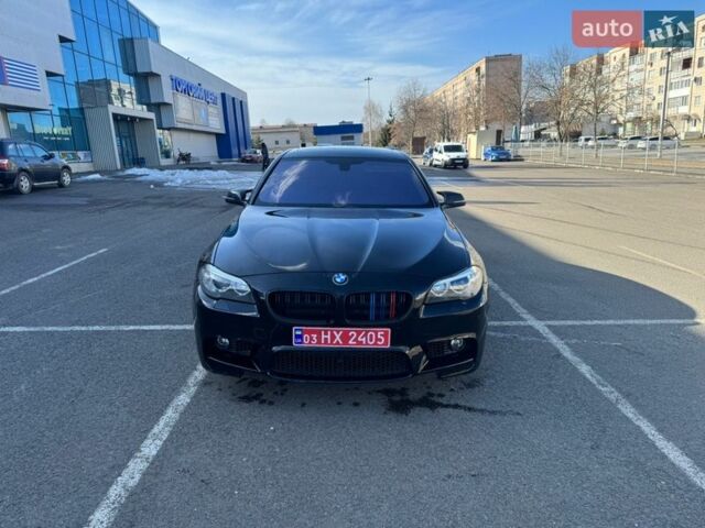 Черный БМВ 5 Серия, объемом двигателя 2 л и пробегом 216 тыс. км за 13150 $, фото 1 на Automoto.ua
