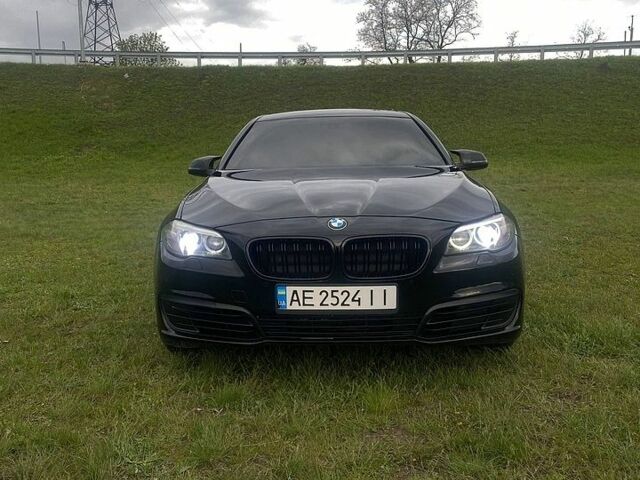 Черный БМВ 5 Серия, объемом двигателя 2 л и пробегом 211 тыс. км за 14300 $, фото 1 на Automoto.ua