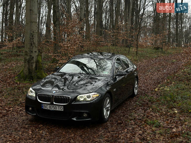Черный БМВ 5 Серия, объемом двигателя 2 л и пробегом 143 тыс. км за 14500 $, фото 1 на Automoto.ua