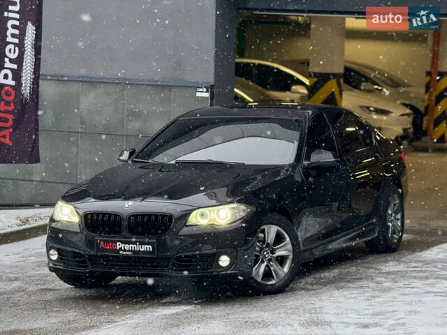 Чорний БМВ 5 Серія, об'ємом двигуна 2 л та пробігом 182 тис. км за 18000 $, фото 1 на Automoto.ua