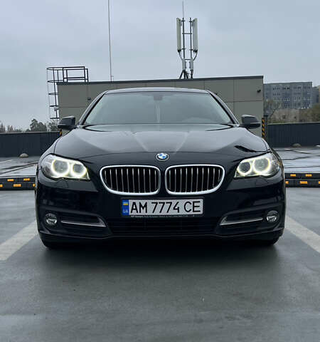 Черный БМВ 5 Серия, объемом двигателя 2 л и пробегом 213 тыс. км за 21500 $, фото 1 на Automoto.ua