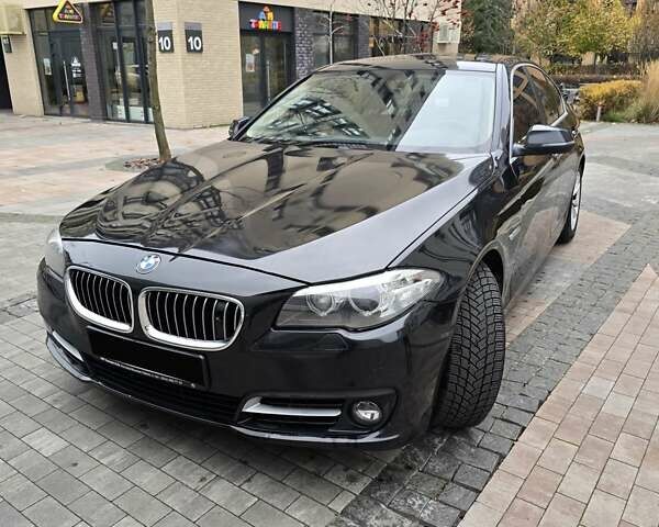 Чорний БМВ 5 Серія, об'ємом двигуна 2 л та пробігом 177 тис. км за 18100 $, фото 1 на Automoto.ua