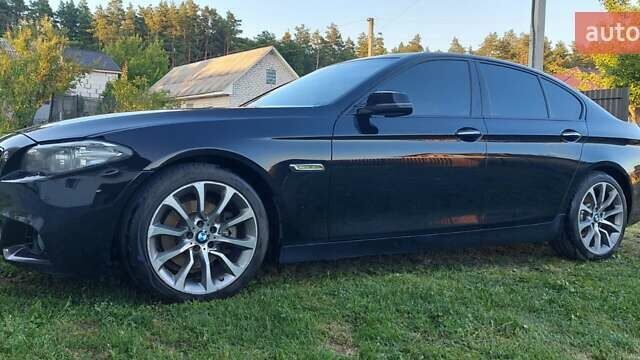 Черный БМВ 5 Серия, объемом двигателя 2 л и пробегом 250 тыс. км за 16500 $, фото 1 на Automoto.ua