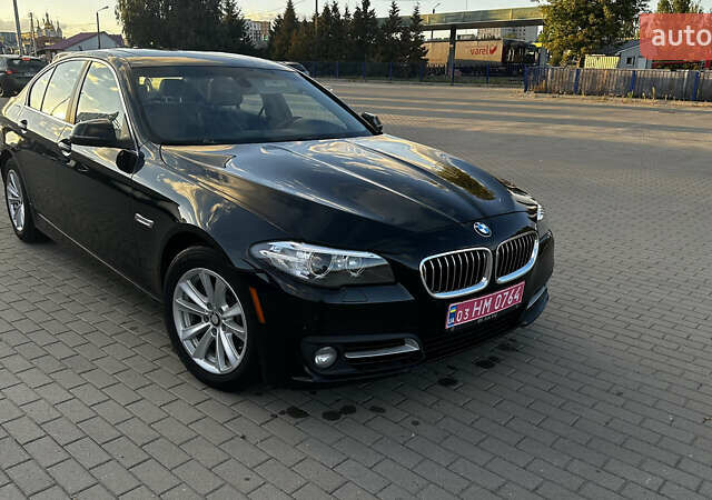 Чорний БМВ 5 Серія, об'ємом двигуна 2 л та пробігом 215 тис. км за 13500 $, фото 1 на Automoto.ua