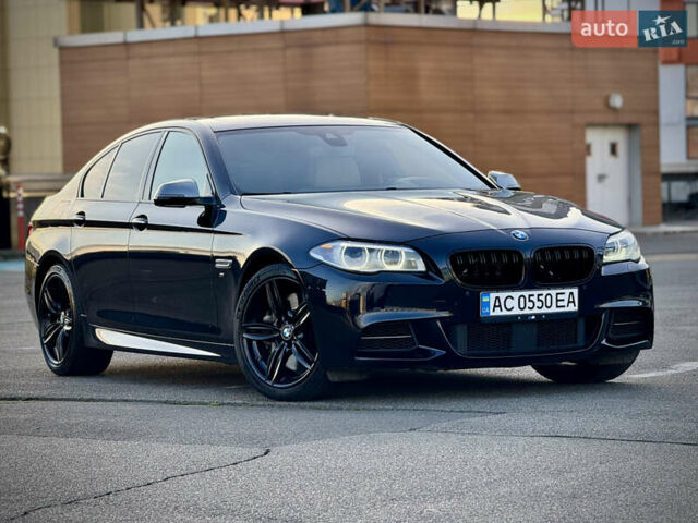 Черный БМВ 5 Серия, объемом двигателя 3 л и пробегом 250 тыс. км за 21900 $, фото 1 на Automoto.ua