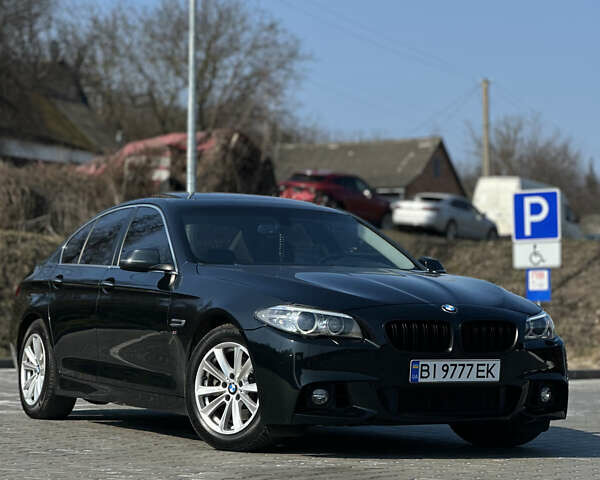 Черный БМВ 5 Серия, объемом двигателя 2 л и пробегом 109 тыс. км за 18500 $, фото 1 на Automoto.ua