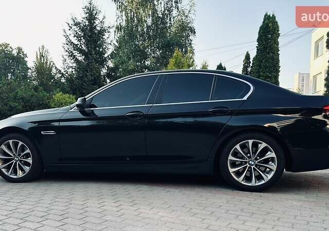 Черный БМВ 5 Серия, объемом двигателя 2 л и пробегом 214 тыс. км за 21000 $, фото 1 на Automoto.ua
