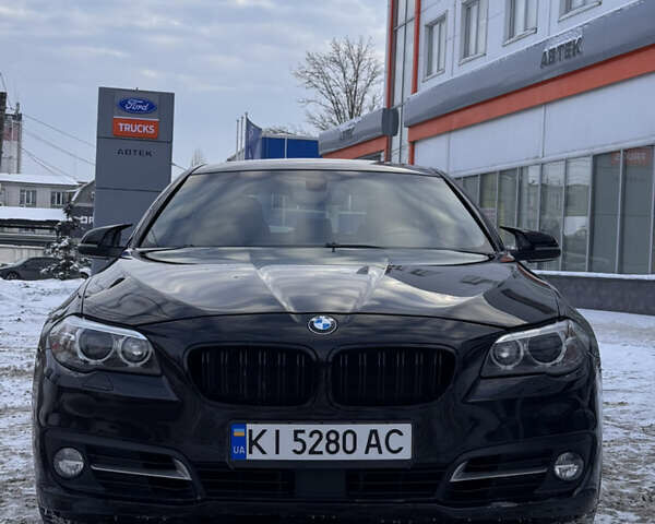 Черный БМВ 5 Серия, объемом двигателя 2 л и пробегом 153 тыс. км за 14500 $, фото 1 на Automoto.ua