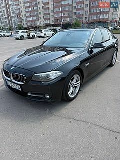 Чорний БМВ 5 Серія, об'ємом двигуна 2 л та пробігом 176 тис. км за 20150 $, фото 1 на Automoto.ua