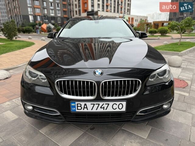 Чорний БМВ 5 Серія, об'ємом двигуна 2 л та пробігом 215 тис. км за 13999 $, фото 1 на Automoto.ua